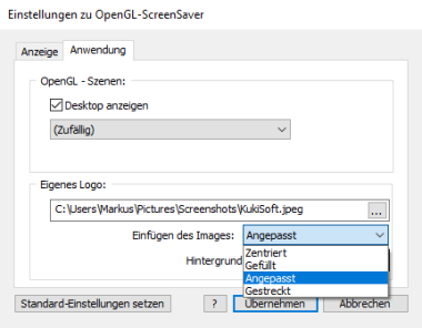 Spezialisierte Einstellungen
