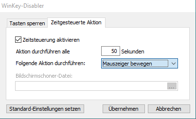 Register Mausaktionen